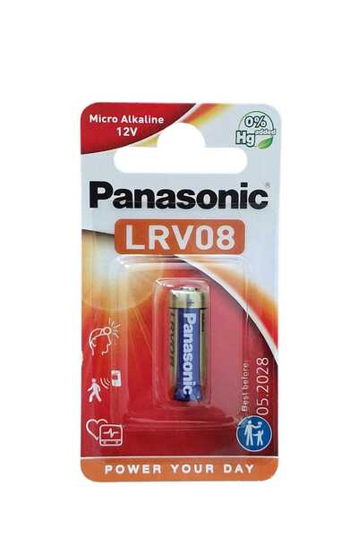 PANASONIC Baterie 23A, A23, LRV08, 12V,