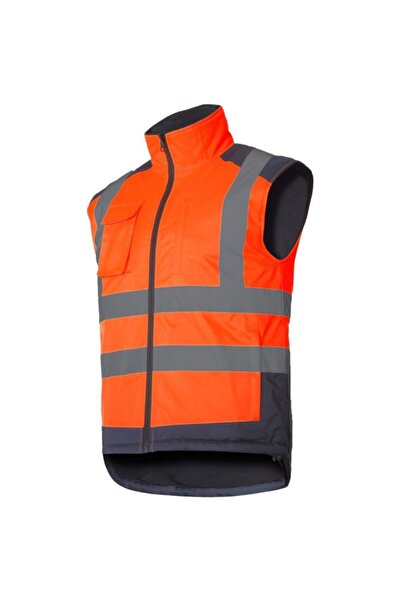 Lahti Pro Padded reflective vest / orange - xl