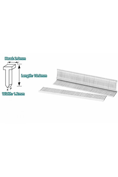 TOTAL - Nails L10mm, W1.2mm for pneumatic gun