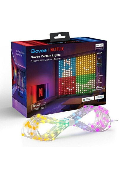 Govee WiFi & Bluetooth Curtain Light Netflix Version curtain light