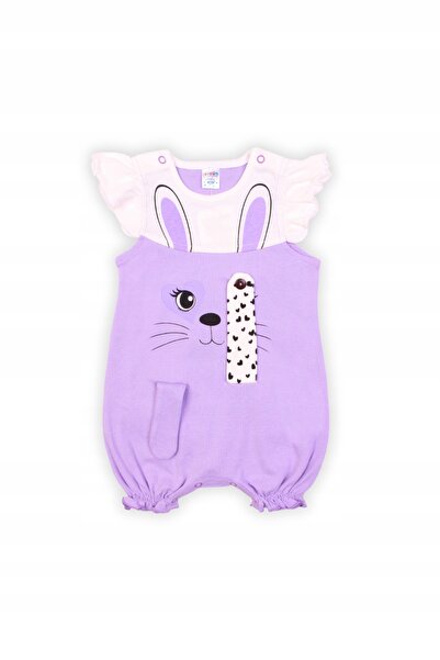 Mod Kids Salopeta Copii Modkids Liliac, Bumbac, 68, 3-6 Luni, Capse Umeri, Pa...