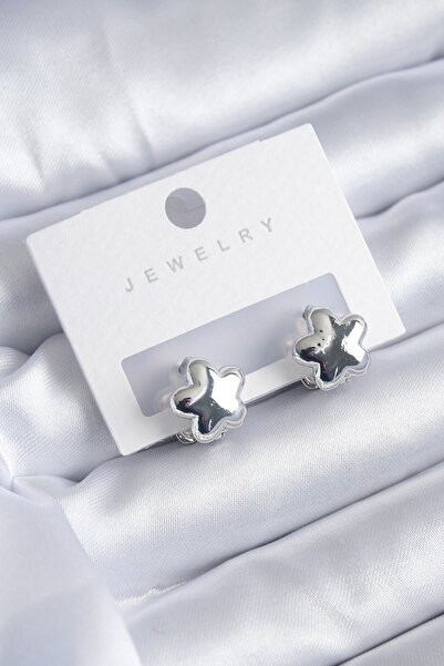 Inure Jewelry أقراط نسائية فضية اللون على شكل نجمة موديل نجمة موديل نحاسي