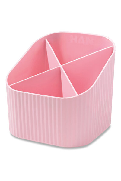 HAN Suport pentru instrumente de scris Re-Loop, PP reciclat - roz pastel