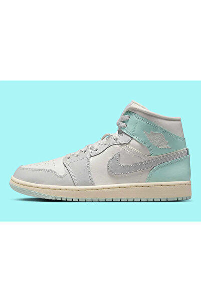 JORDAN Air 1 Mid “Football Grey/Igloo” BQ6472-134