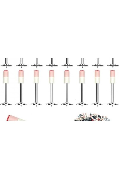 OKBOONS Set Rezerva 100 Cuie Rotunde Pentru Aparat De Nituri