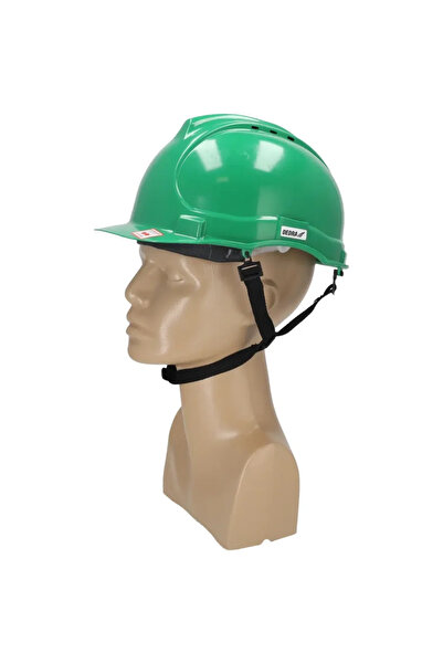 DEDRA EXIM Casca de protectie verde, 4 puncte prindere