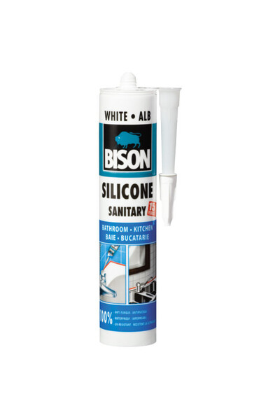 Bison Brown Sanitary Silicone 280ml