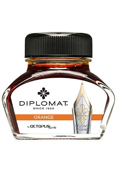 Diplomat Calimara cu cerneala Octopus, 30 ml - portocaliu