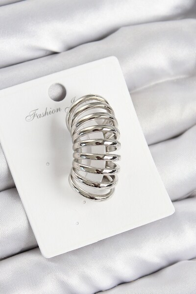 Inure Jewelry Brass Bow Model Silver Color Right Cartilage Earring