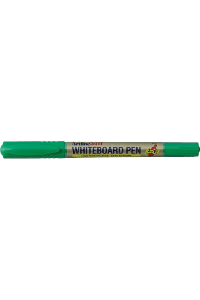 artline 541T whiteboard marker, double-ended - round tips 0.4mm/1.0mm - green