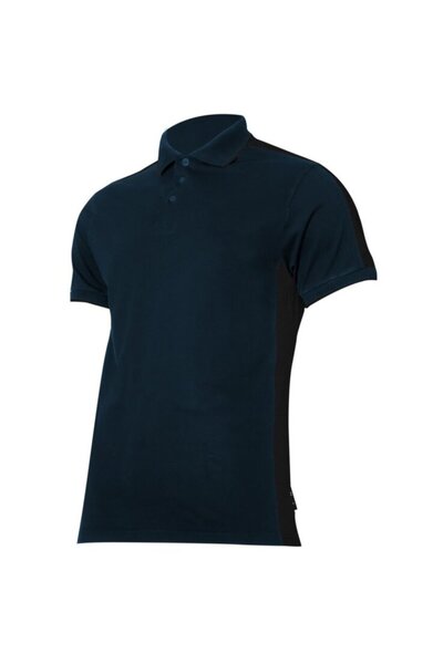 Lahti Pro Multicolored Cotton polo shirt / blue-black - xl