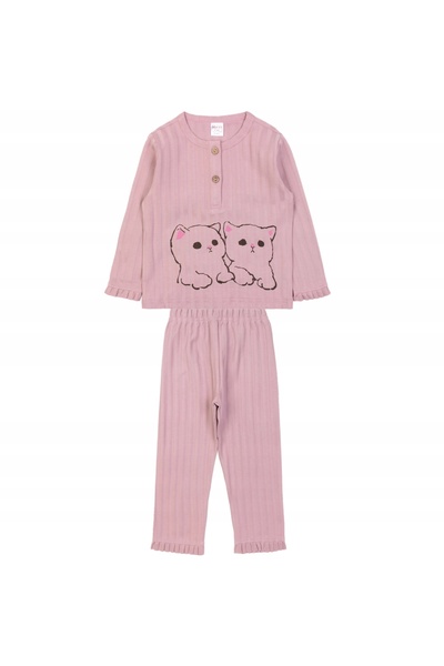 Mod Kids Set pentru fete, MOD KIDS, pantaloni și hanorac, roz, 110 cm