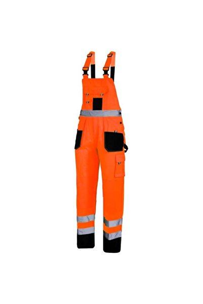 Lahti Pro Salopeta reflectorizanta intarita / portocaliu - xl