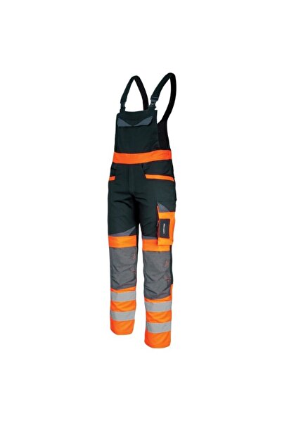 Lahti Pro Salopeta reflectorizanta slim-fit / portocaliu - xl
