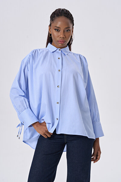 HANIQA Modern and Stylish Casual Design Striped Shirt