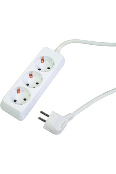 MAKALON Extension cord 3 sockets 1.5mx1.5mm without switch
