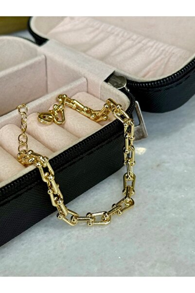 Merishe Jewerly سوار تيفني موديل من الفولاذ الذهبي