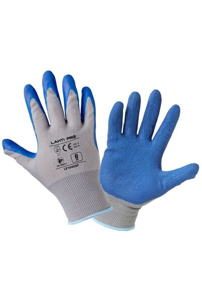 Lahti Pro Manusa latex polyester-nylon woven glove - 9