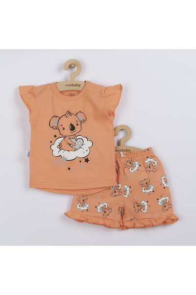 NEW BABY SHOP Pijamale de vară pentru copii New Baby Dream somon, mărimea 68 ...