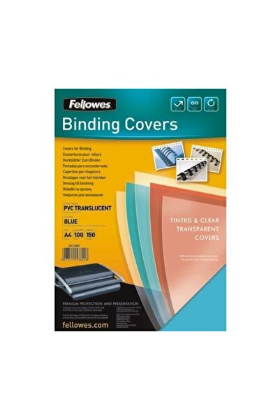 Fellowes Copertă de legare transparentă 180 mic A4 5375901, 100 bucăți