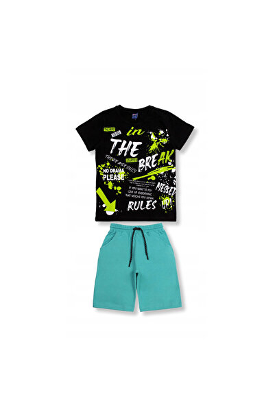 Mod Kids Children's set, MOD KIDS, Drapey t-shirt and straight pants, black, ...