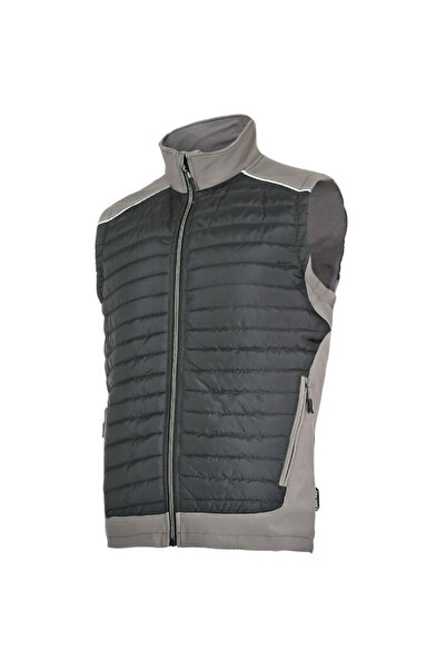 Lahti Pro Quilted vest / black-khaki - 3xl