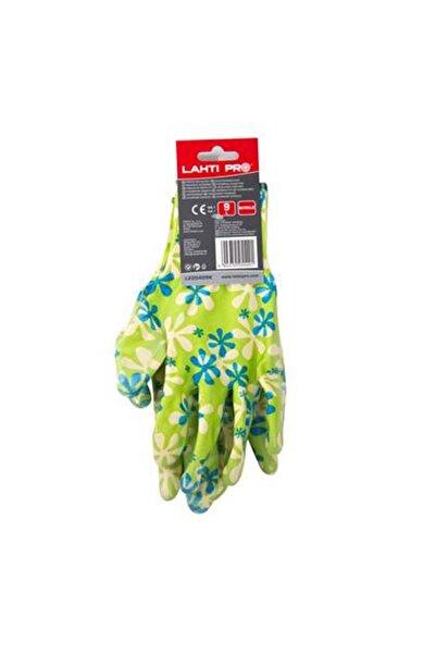 Lahti Pro Extra flexible Polyester glove with nitrile - (8)