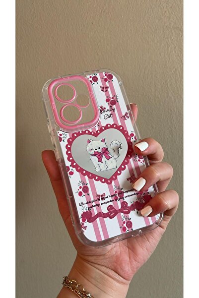 TechTrove Mirrored D Patterned Design Cat Figured Case Compatible with Honor 400