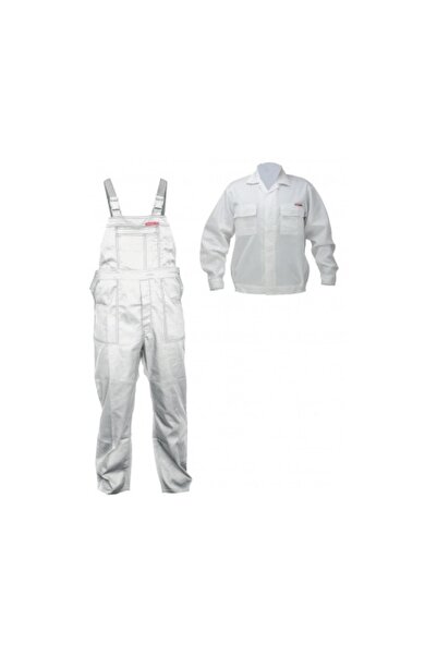 LAHTI.PRO.Q Costum salopeta combinat / alb - l/h-182