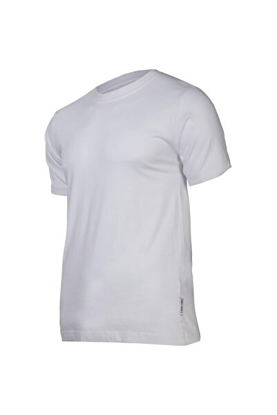 Lahti Pro Tricou bumbac elastic / alb - l