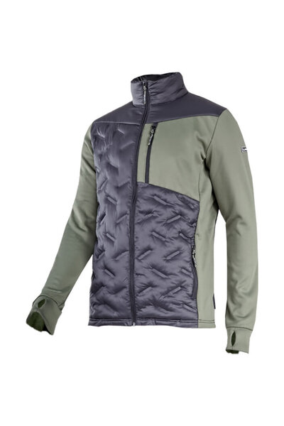 Lahti Pro Jacheta mediu-elastica cu matlasare / verde-negru - 3xl