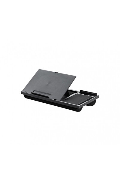 Q-Connect Suport laptop, 51.8 x 5.9 x 28.1 cm, cu mouse pad icorporat, - negru