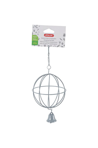 Zolux Metal Hay Ball 10 cm Gray
