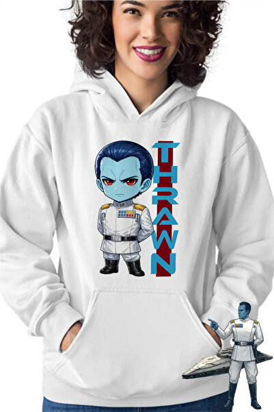 OEM Women's Hoodie Thrawn Anime Chibi Grand Admiral Star Wars