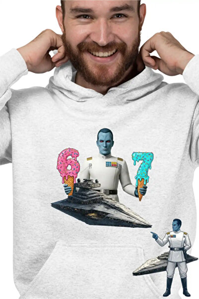 OEM Men's Hoodie Thrawn Six Seven Six Seven Star Wars Destroyer