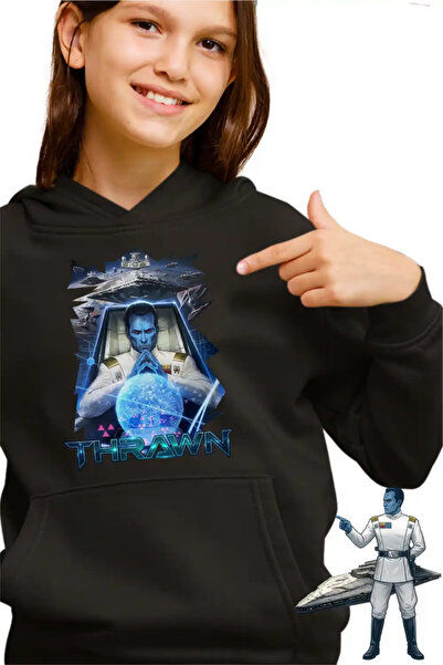 OEM Детска тениска с качулка с качулка за момичета Grand Admiral Thrawn Legen...