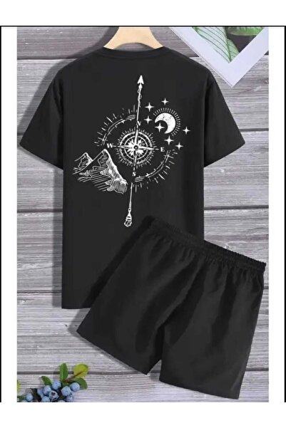 YRN COLLECTION Unisex Sports Shorts T-Shirt Set – Oversized Summer Casual Spo...