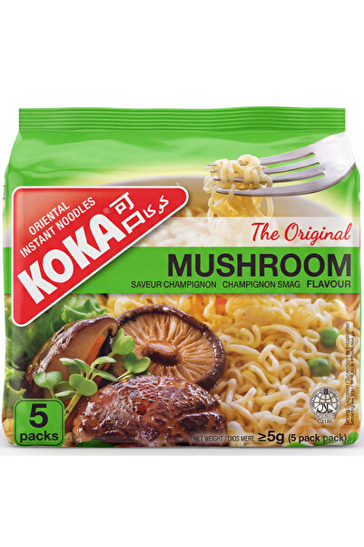 koka NOODLES MUSHROOM FLAVOUR 5X85GM