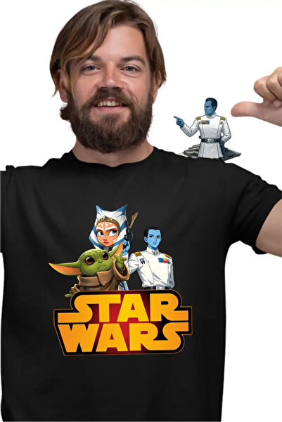 OEM Men's T-shirt Star Wars Thrawn Ahsoka Baby Yoda