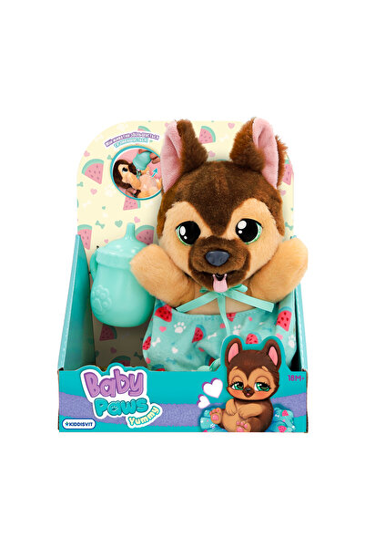 Baby Paws Jucarie de plus Catelus ciobanesc german in gentuta 17,8cm,...