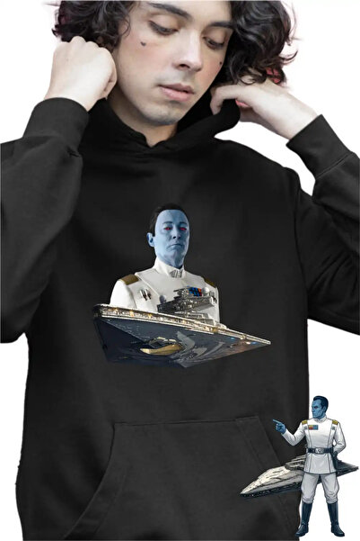 OEM Παιδική Φούτερ με Κουκούλα Thrawn Imperial Star Wars Destroyer Grand Admi...