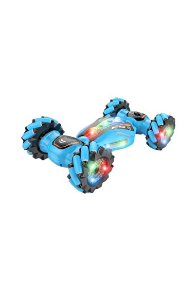 JS Toys R/C 4WD stunt car with light, music and steam effect, glo...