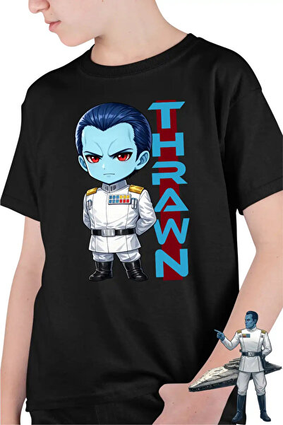 OEM Tricou Copii Baieti Thrawn Anime Chibi Grand Admiral Star Wars