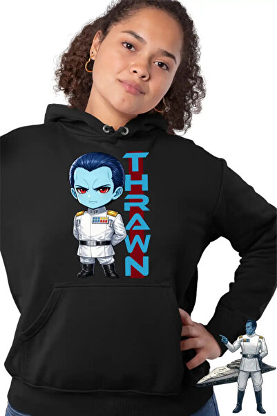 OEM Women's Hoodie Thrawn Anime Chibi Grand Admiral Star Wars