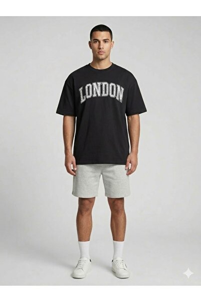 PERISENSE Unisex Sports Shorts T-Shirt Set – Oversized Summer Casual Sport Se...