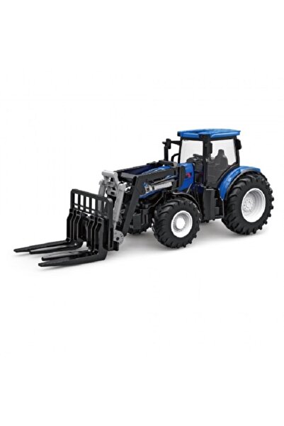 Noname Tractor albastru cu telecomanda 2.4G scara 1:24, cu dispoz...