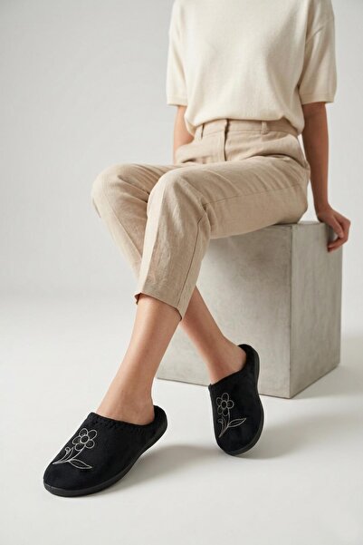 GEZER 15941 Women's Daily Lightweight Sole Winter Home Rug Guest Slippers