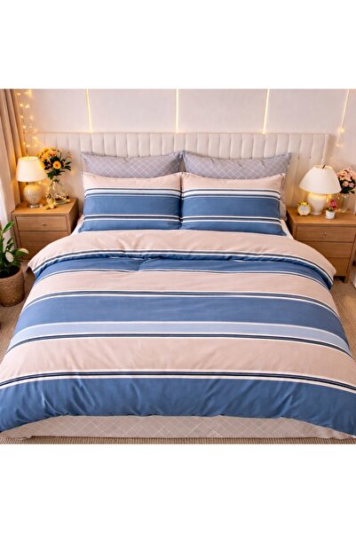 CumparaMisim Διπλό Λινό, Finet, 6 τεμάχια, μπλε, ρίγες