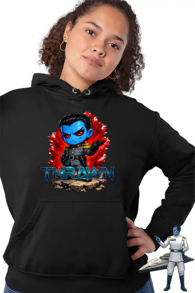 OEM Women's Hoodie Star Wars Thrawn Grand Admiral Chibi