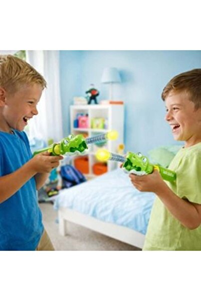 AVA Lime Green Crocodile Blaster Gun with 6 Foam Balls, Toy for Children, 6+ ...